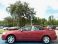 2007 Vivid Red Metallic Lincoln MKZ Sedan  photo #2