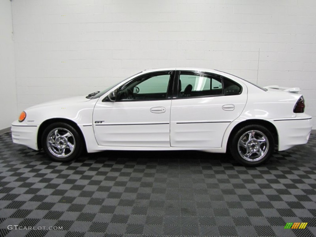 2002 Grand Am GT Sedan - Arctic White / Dark Pewter photo #6
