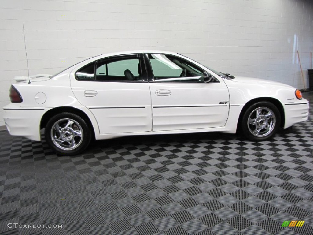 2002 Grand Am GT Sedan - Arctic White / Dark Pewter photo #7