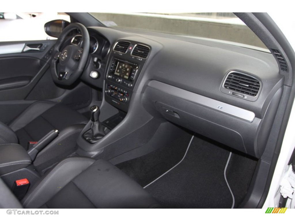 2013 Volkswagen Golf R 4 Door 4Motion Titan Black Dashboard Photo #69745810