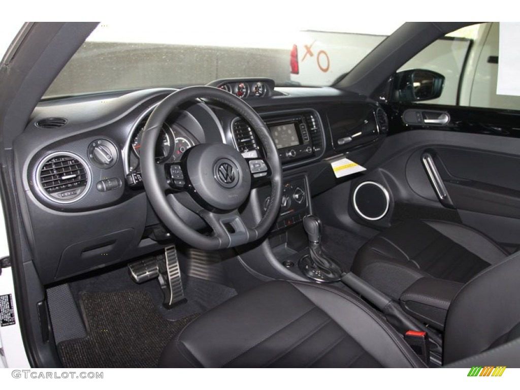 Anthracite Black Interior 2013 Volkswagen Beetle Turbo Photo #69746377