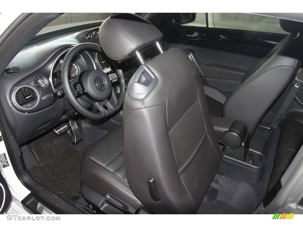 Anthracite Black Interior 2013 Volkswagen Beetle Turbo Photo #69746404