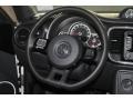 Anthracite Black 2013 Volkswagen Beetle Turbo Steering Wheel