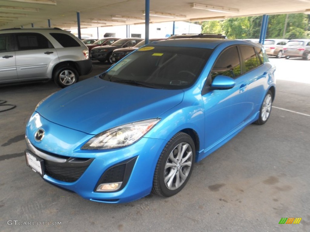 Celestial Blue Mica 2010 Mazda MAZDA3 s Grand Touring 5 Door Exterior Photo #69746803