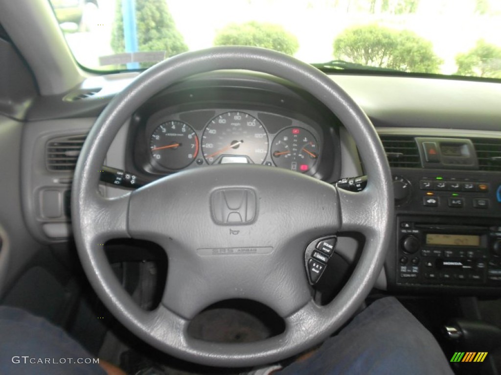 2002 Accord SE Sedan - Satin Silver Metallic / Quartz Gray photo #17