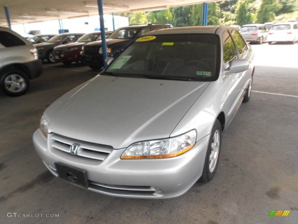 2002 Accord SE Sedan - Satin Silver Metallic / Quartz Gray photo #25