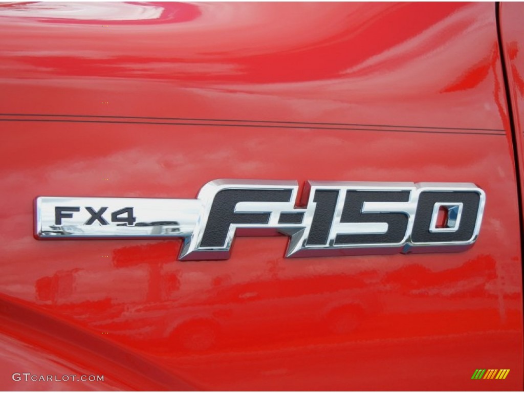 2012 F150 FX4 SuperCrew 4x4 - Race Red / Black photo #4