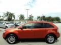 2008 Blazing Copper Metallic Ford Edge SEL  photo #12