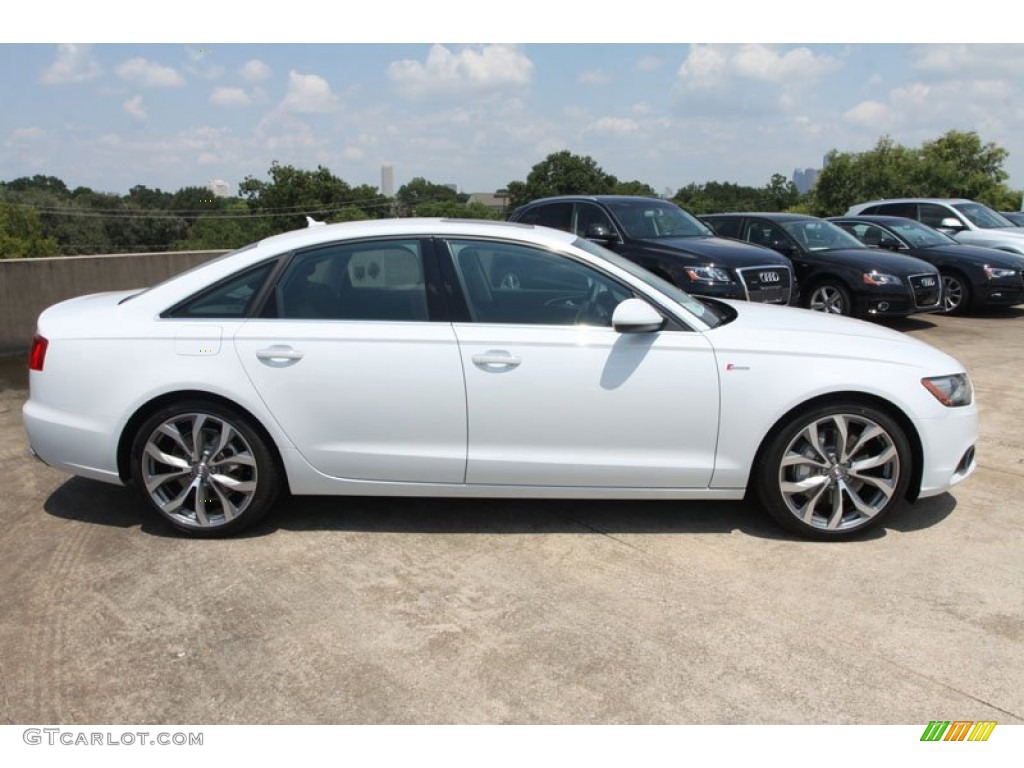 Glacier White Metallic 2013 Audi A6 3.0T quattro Sedan Exterior Photo #69749824
