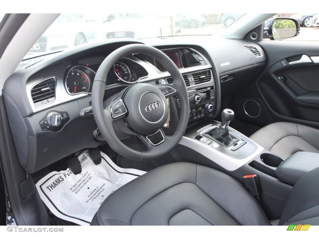 Black Interior 2013 Audi A5 2.0T quattro Coupe Photo #69750079