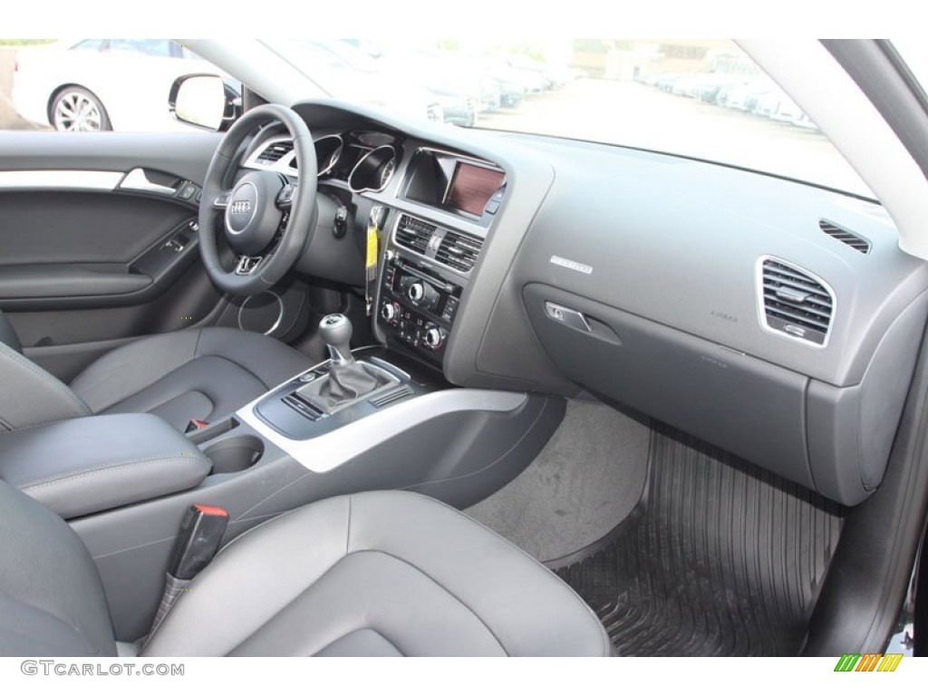2013 Audi A5 2.0T quattro Coupe Black Dashboard Photo #69750164
