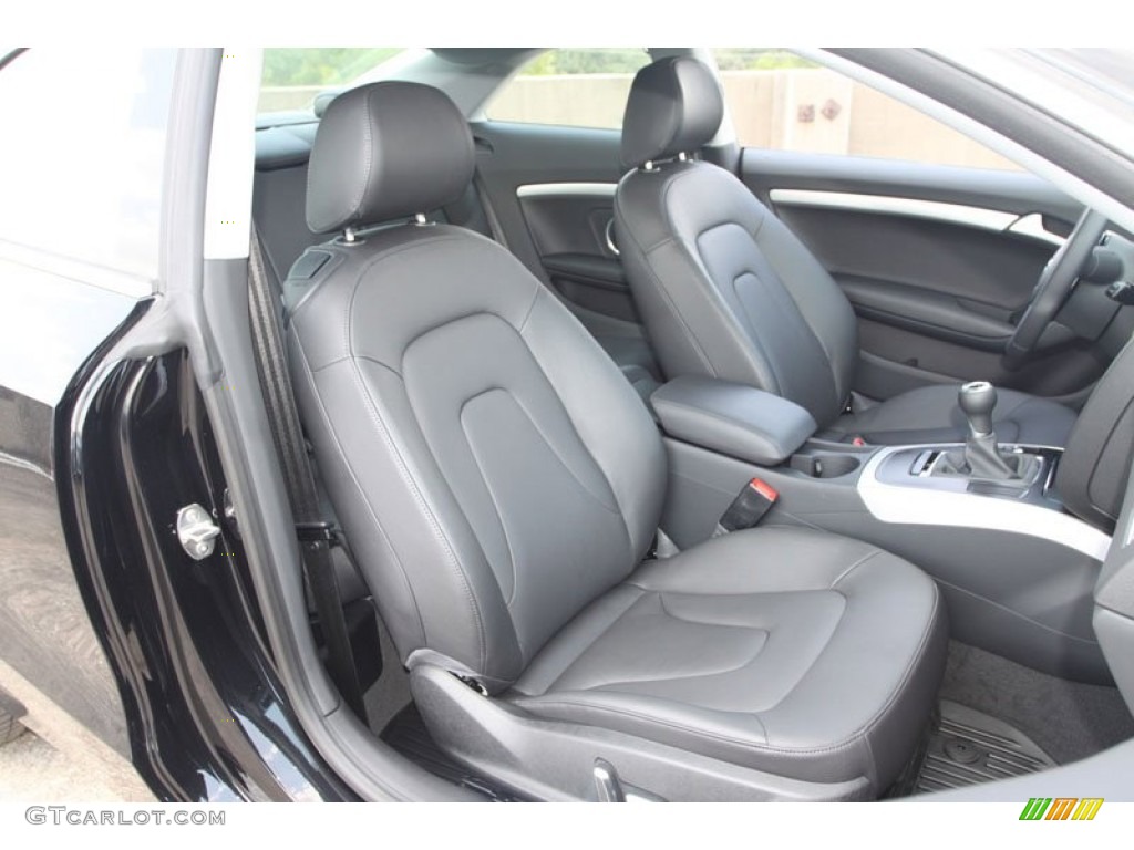 Black Interior 2013 Audi A5 2.0T quattro Coupe Photo #69750184