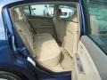 2009 Nissan Sentra Beige Interior Rear Seat Photo