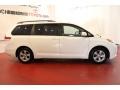 2012 Super White Toyota Sienna LE  photo #2