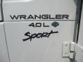 2001 Stone White Jeep Wrangler Sport 4x4  photo #18