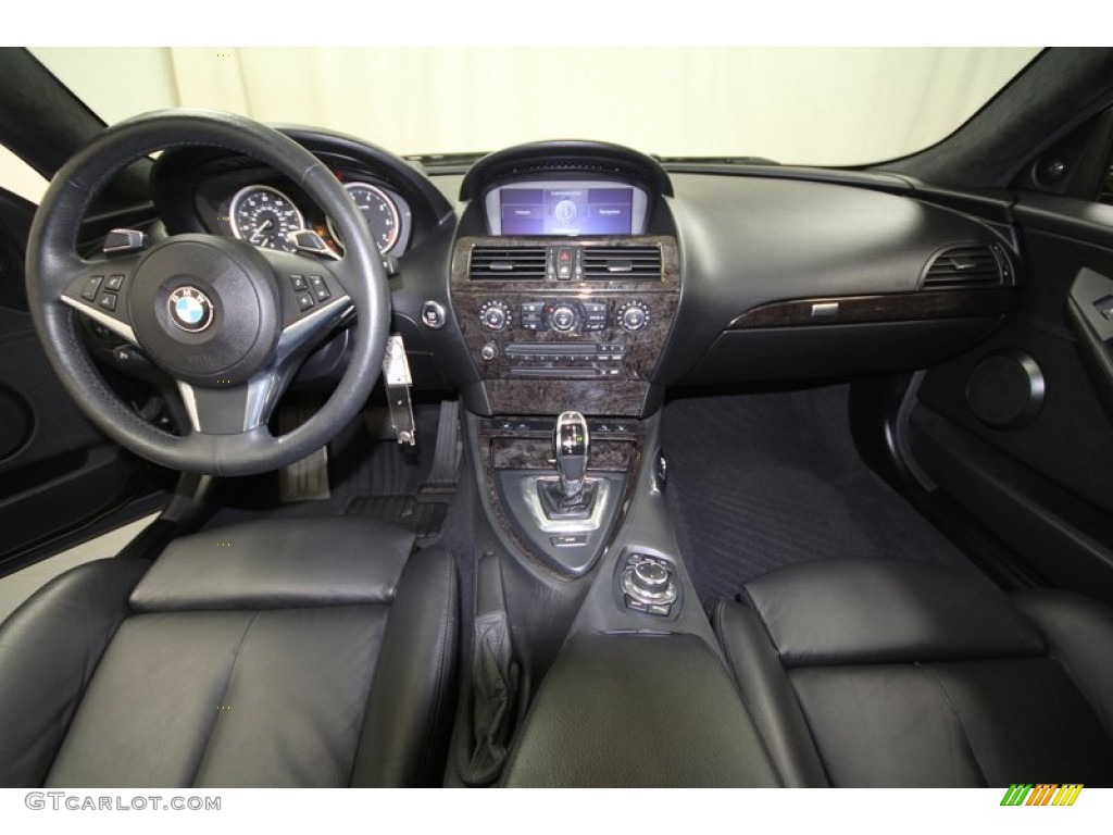 2009 6 Series 650i Coupe - Carbon Black Metallic / Black Dakota Leather photo #4