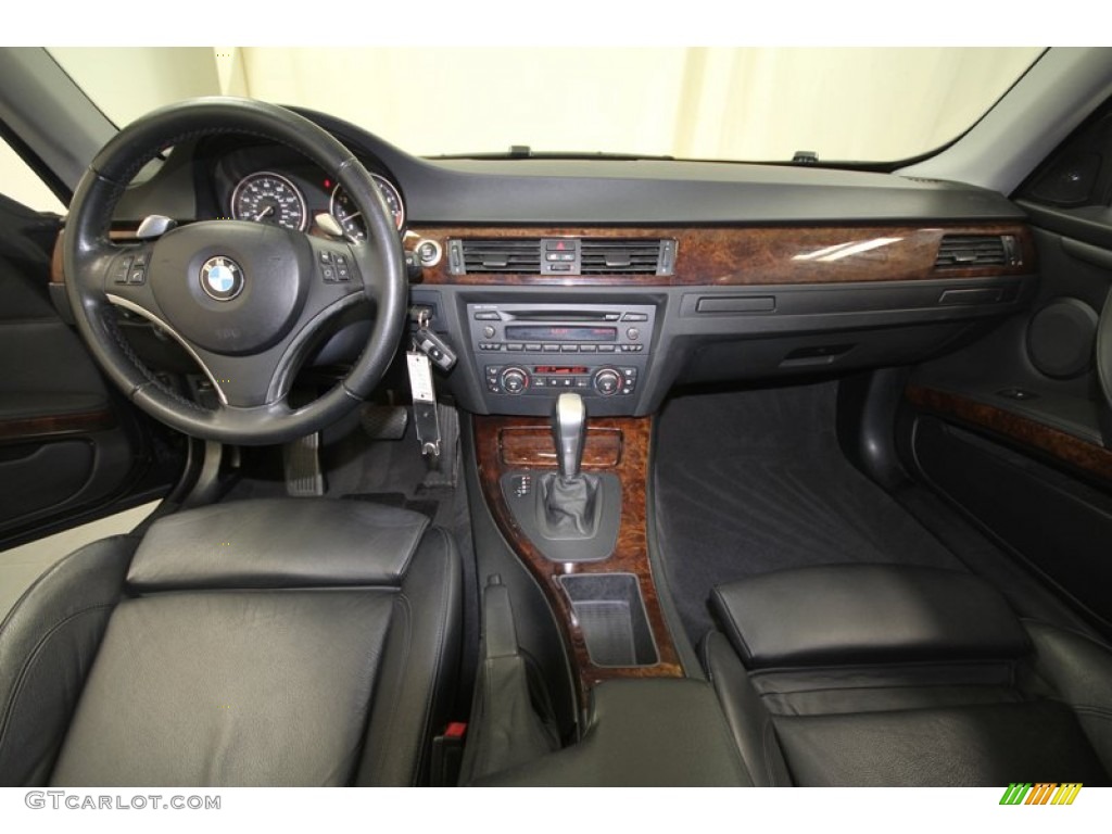 2007 BMW 3 Series 335i Coupe Black Dashboard Photo #69751945