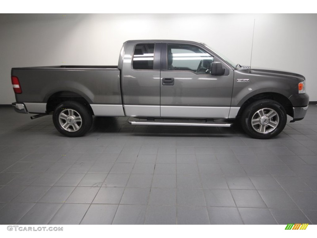 2005 F150 XLT SuperCab - Dark Shadow Grey Metallic / Medium Flint Grey photo #7