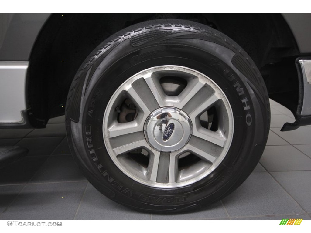 2005 F150 XLT SuperCab - Dark Shadow Grey Metallic / Medium Flint Grey photo #9