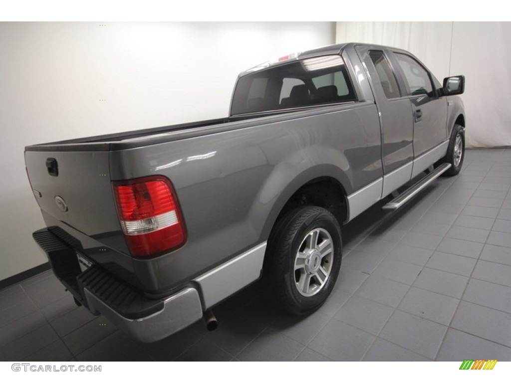 2005 F150 XLT SuperCab - Dark Shadow Grey Metallic / Medium Flint Grey photo #10