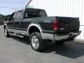 2006 Dark Green Satin Metallic Ford F350 Super Duty Lariat Crew Cab 4x4  photo #8