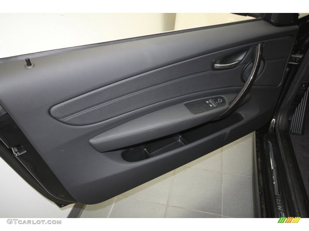 2013 1 Series 128i Coupe - Black Sapphire Metallic / Black photo #13