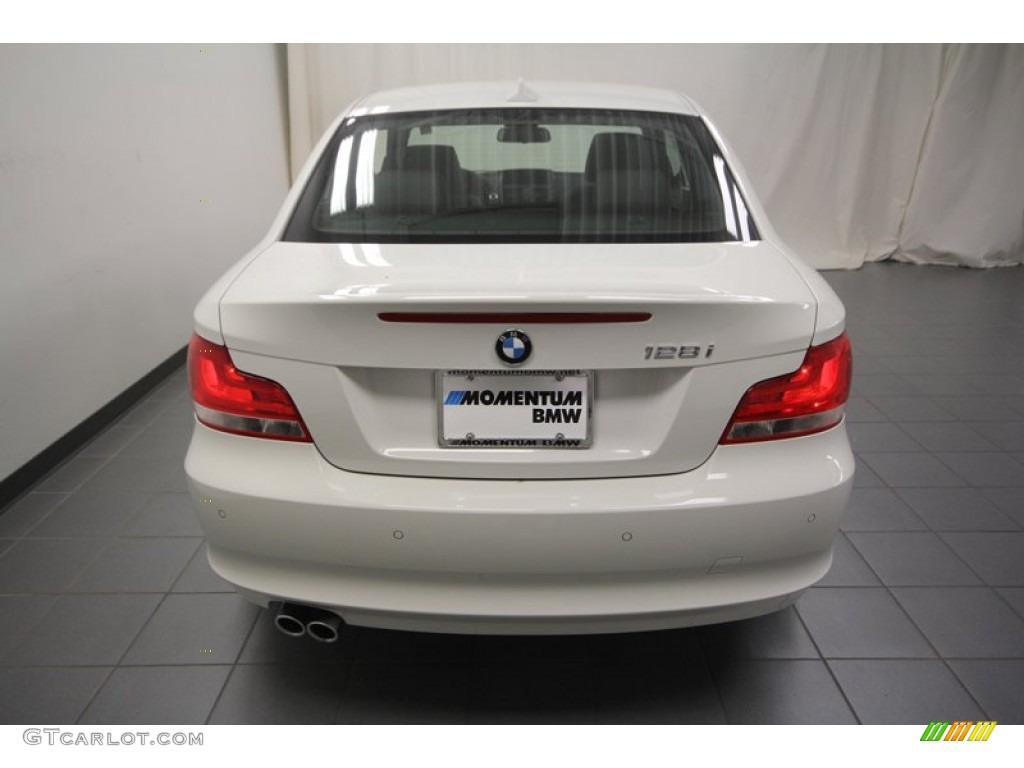 2013 1 Series 128i Coupe - Alpine White / Black photo #9