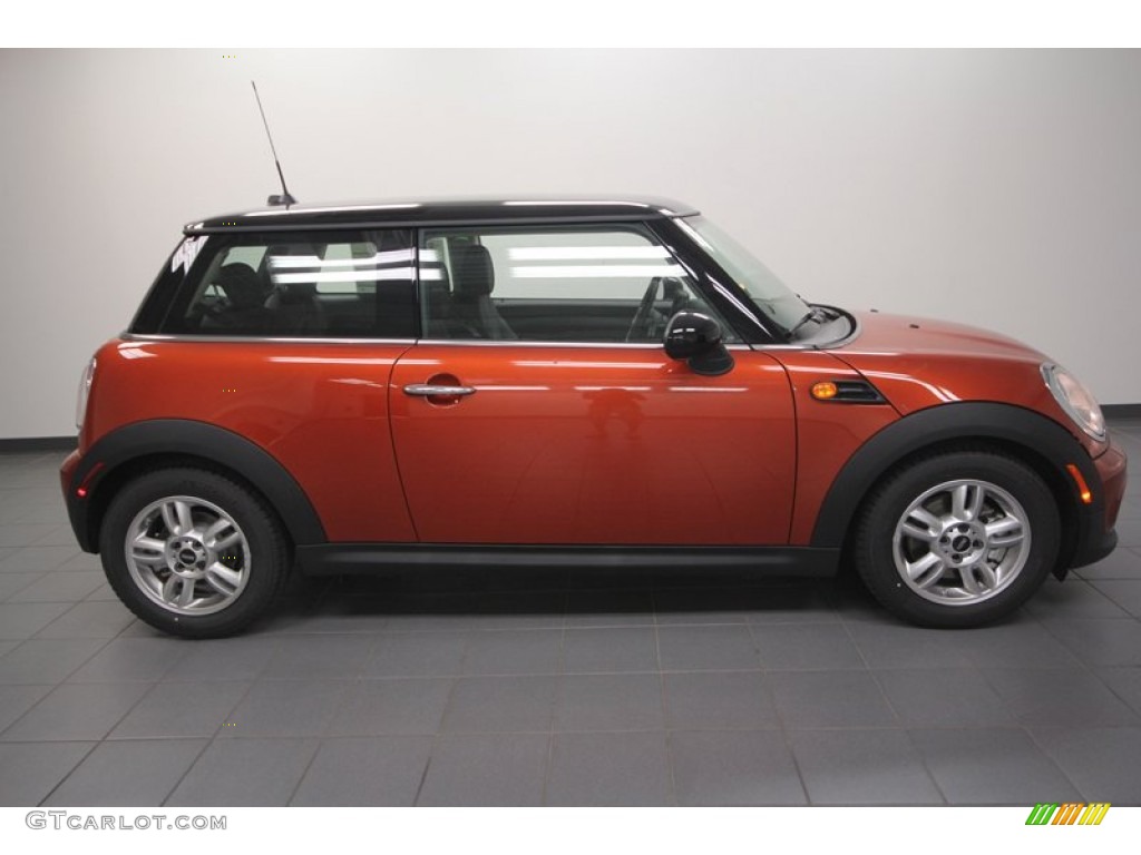 Spice Orange Metallic 2013 Mini Cooper Hardtop Exterior Photo #69754294