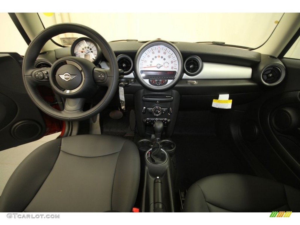 2013 Mini Cooper Hardtop Carbon Black Dashboard Photo #69754312