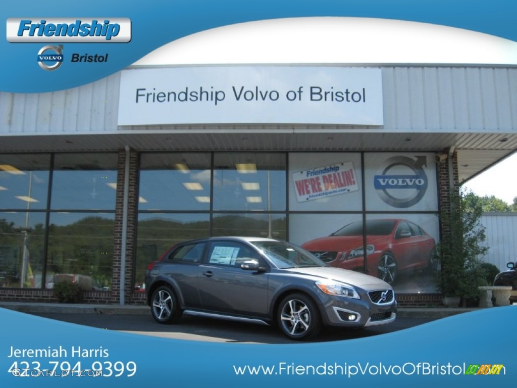 2013 C30 T5 - Titanium Grey Metallic / Off Black photo #1