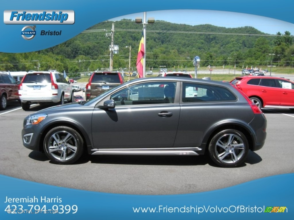 2013 C30 T5 - Titanium Grey Metallic / Off Black photo #2