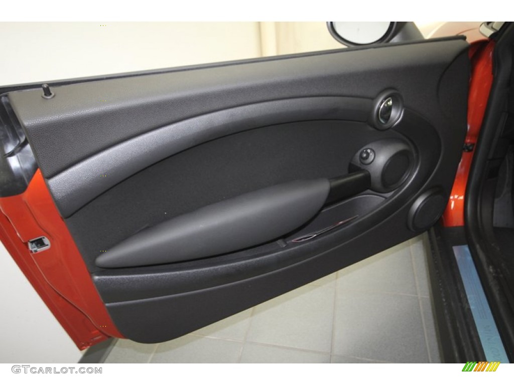 2013 Mini Cooper Hardtop Carbon Black Door Panel Photo #69754381