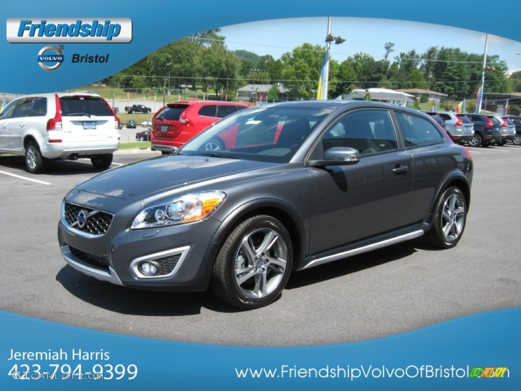 2013 C30 T5 - Titanium Grey Metallic / Off Black photo #3