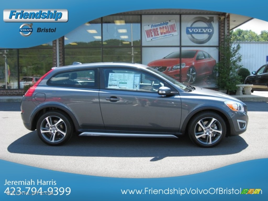 2013 C30 T5 - Titanium Grey Metallic / Off Black photo #6