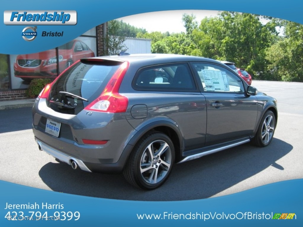 2013 C30 T5 - Titanium Grey Metallic / Off Black photo #7