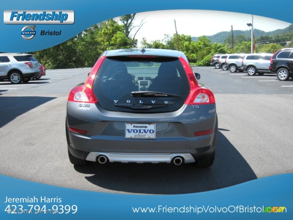 2013 C30 T5 - Titanium Grey Metallic / Off Black photo #8