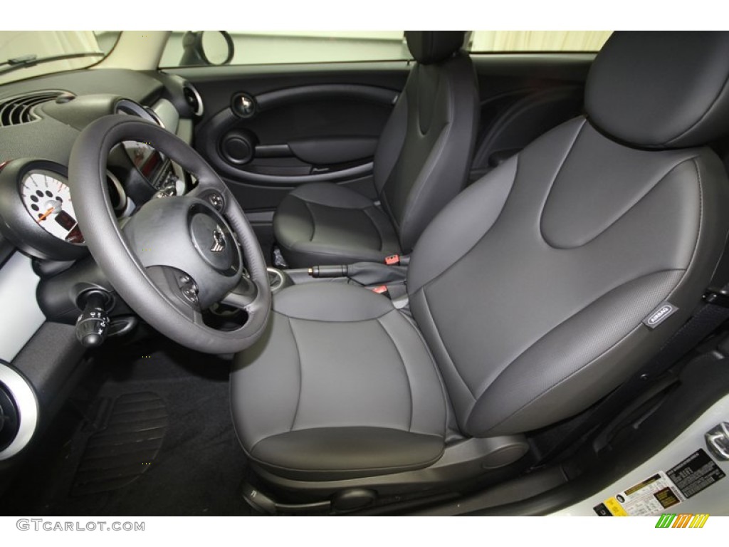 Carbon Black Interior 2013 Mini Cooper Hardtop Photo #69754703