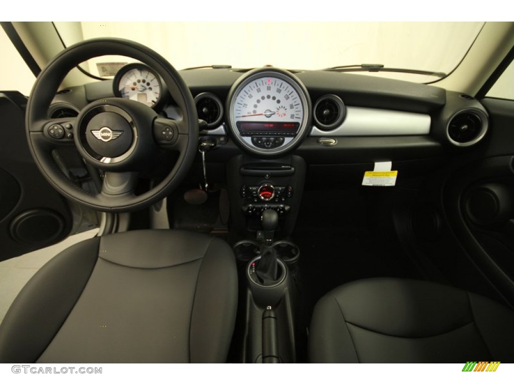 2013 Mini Cooper Hardtop Carbon Black Dashboard Photo #69754711