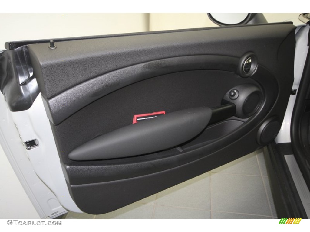 2013 Mini Cooper Hardtop Carbon Black Door Panel Photo #69754789