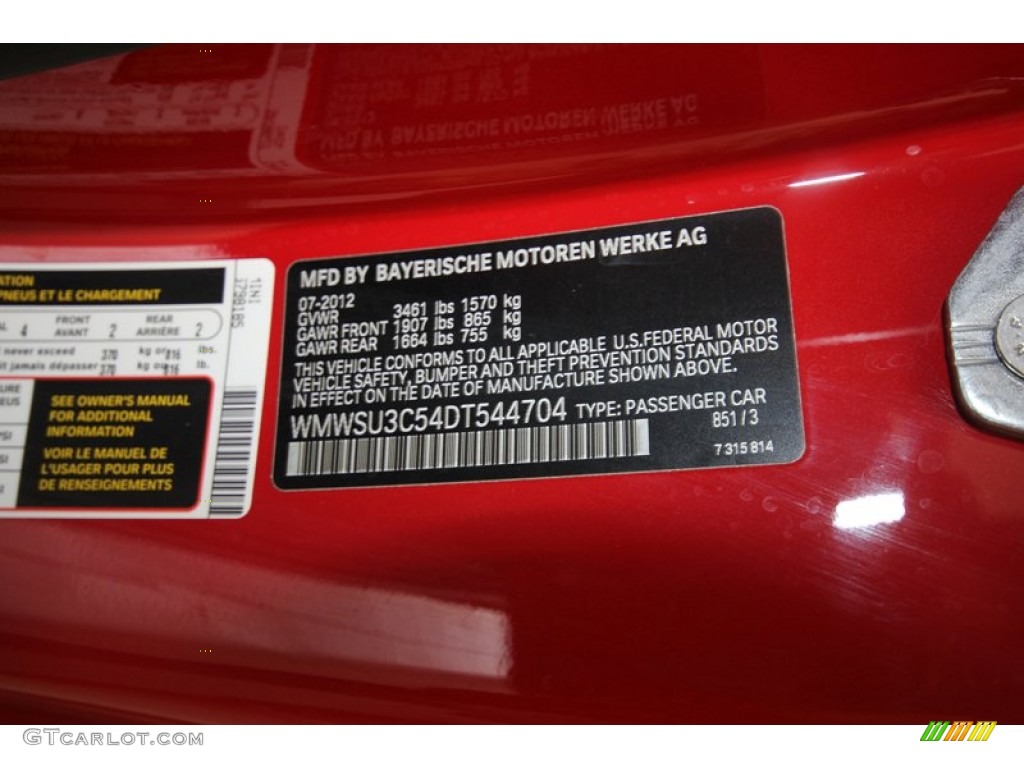 851 2013 Mini Cooper Hardtop Parts