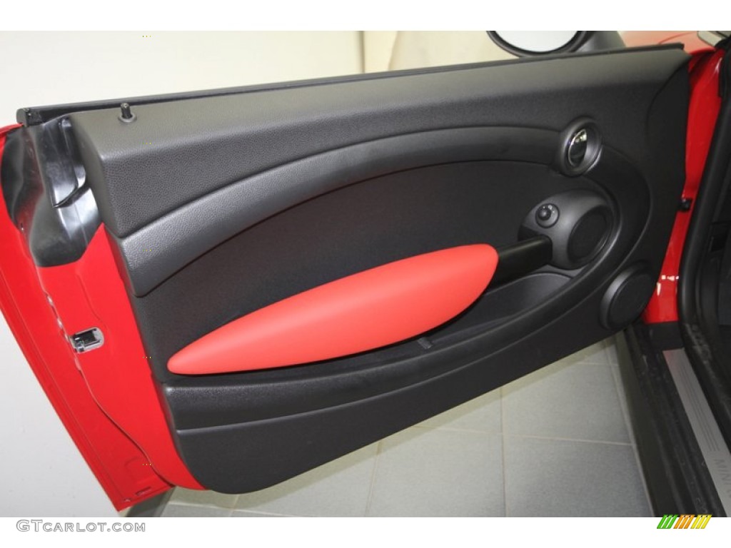 2013 Mini Cooper Hardtop Carbon Black Door Panel Photo #69755005