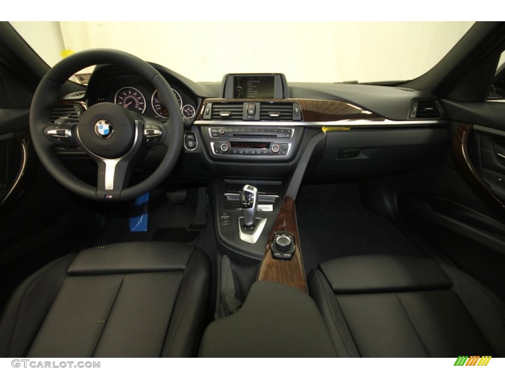 2013 BMW 3 Series 328i Sedan Black Dashboard Photo #69755557
