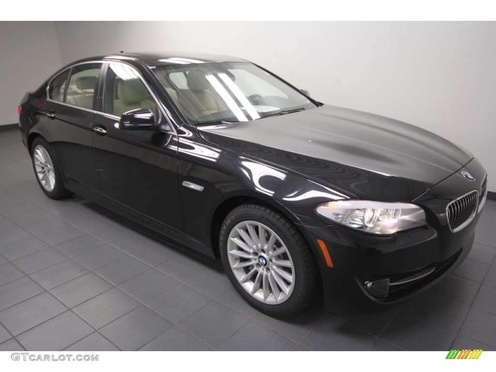 Black Sapphire Metallic 2013 BMW 5 Series 535i Sedan Exterior Photo #69756227