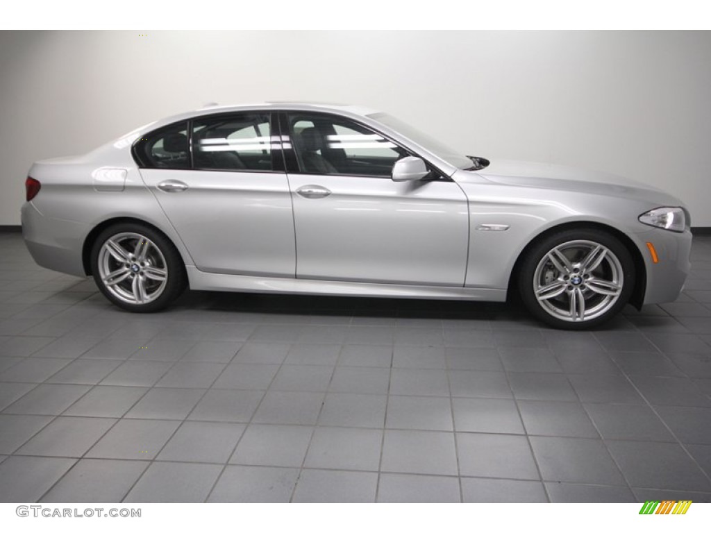 Titanium Silver Metallic 2013 BMW 5 Series 535i Sedan Exterior Photo #69756697