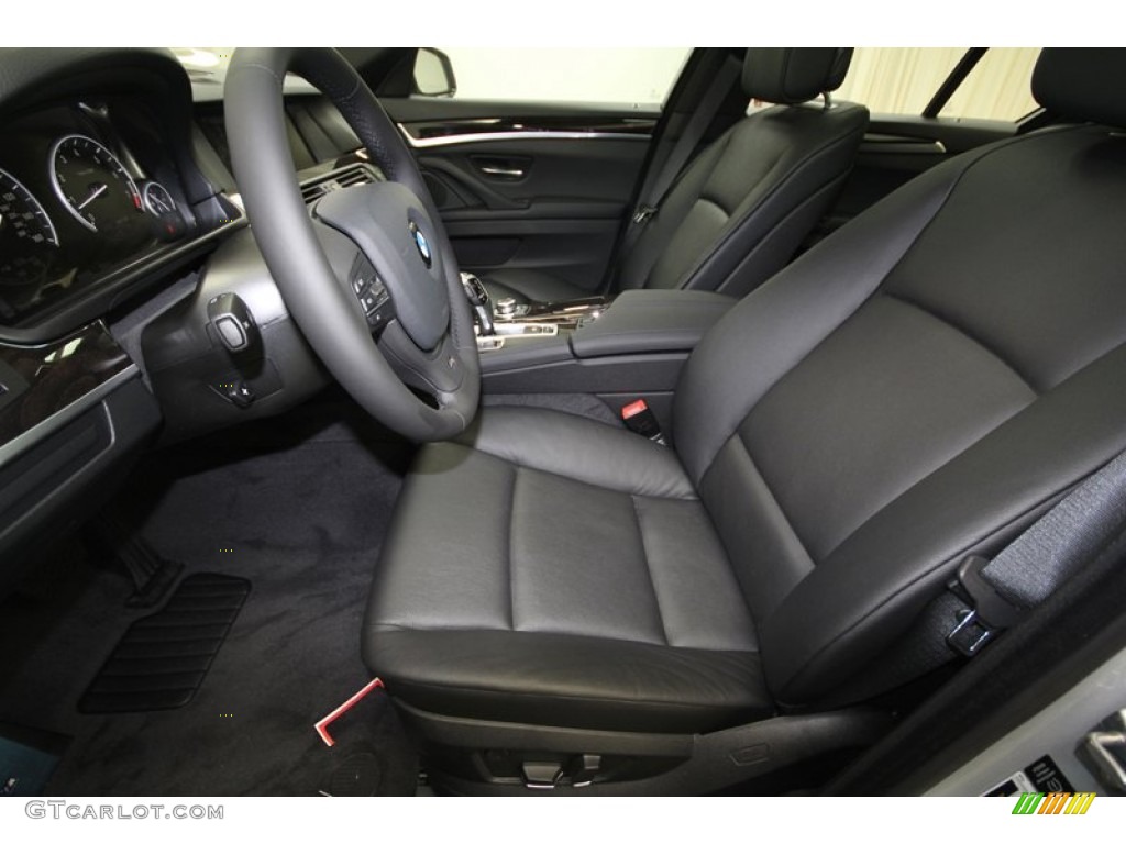 Black Interior 2013 BMW 5 Series 535i Sedan Photo #69756706