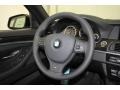 Black Steering Wheel Photo for 2013 BMW 5 Series #69756916
