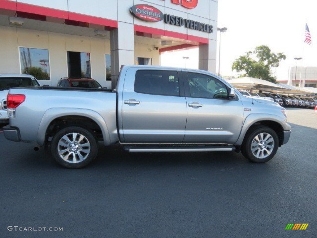 2011 Tundra Platinum CrewMax 4x4 - Silver Sky Metallic / Graphite Gray photo #9