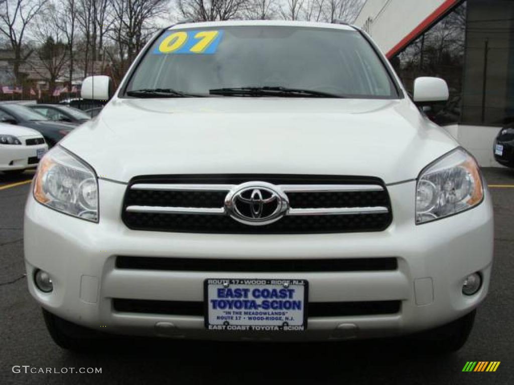 2007 RAV4 Limited 4WD - Super White / Taupe photo #2