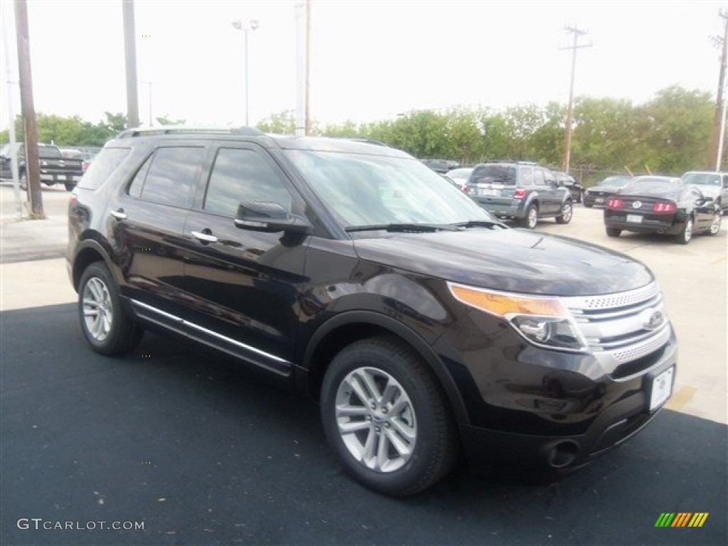 2013 Explorer XLT - Kodiak Brown Metallic / Medium Light Stone photo #7