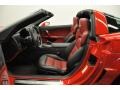 Red/Ebony 2012 Chevrolet Corvette Grand Sport Coupe Interior Color